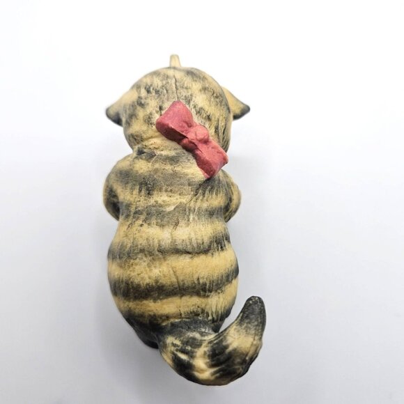 Anri Italy Beatrix Potter Miss Moppet Christmas Ornament Kitten Mouse  1983 - Picture 7 of 9